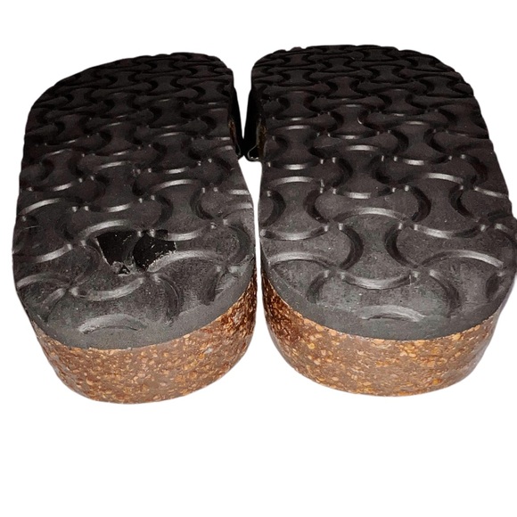 Marc by Marc Jacobs Black Satin and Leather Jeweled Slides - Picture 6 of 9